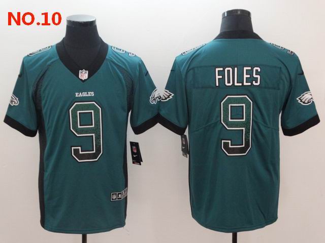 Men's Philadelphia Eagles #9 Nick Foles Jersey NO.10;